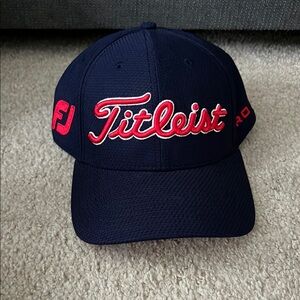 Titleist Dark Blue Hat with Red Embroidery